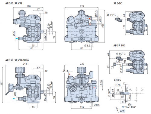 AR 252 SP SGC BlueFlex™ арт. 32093